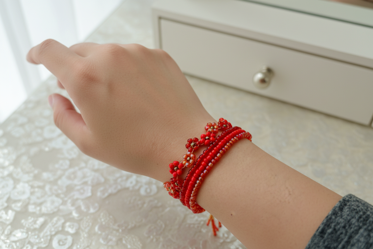 Beaded Flower stack 🌹