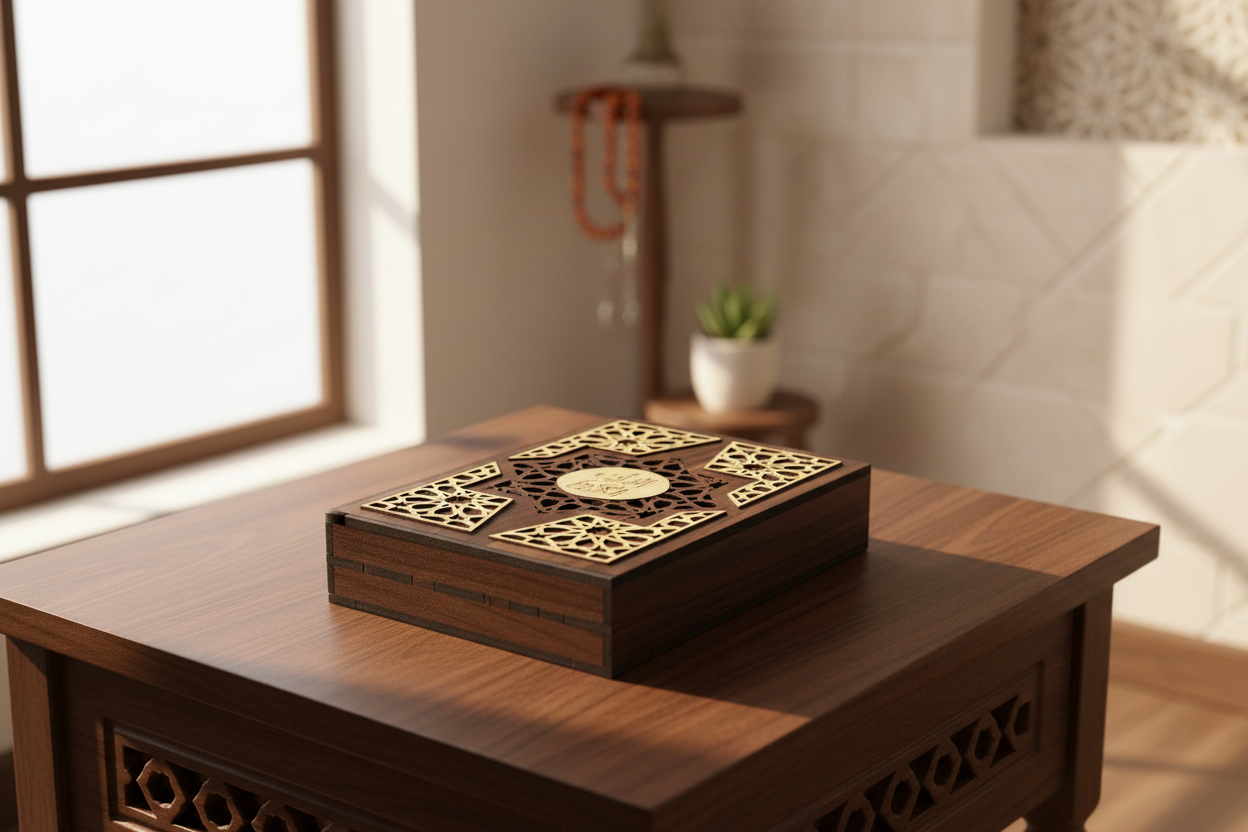 Wooden Quran Box 📦