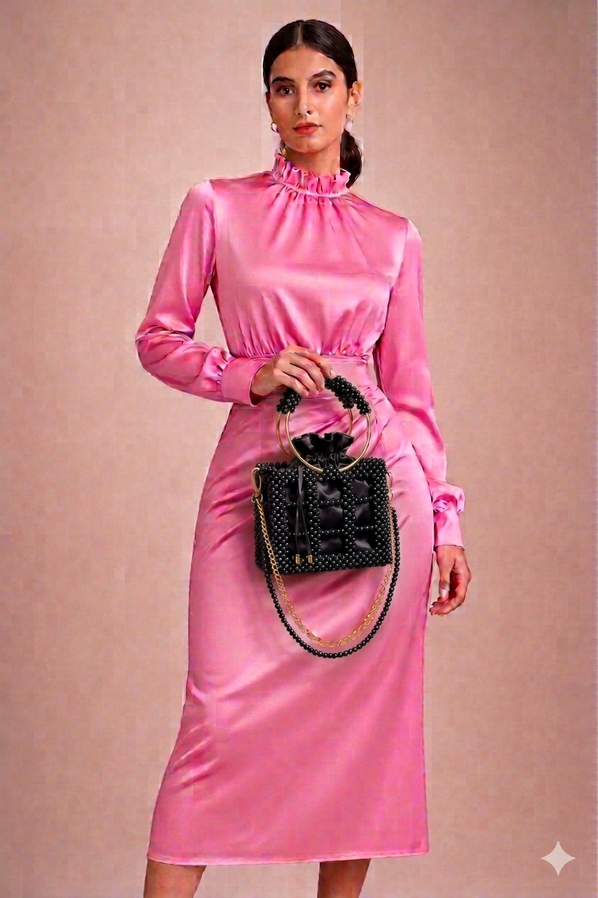 Blush Beaded Party Bag
