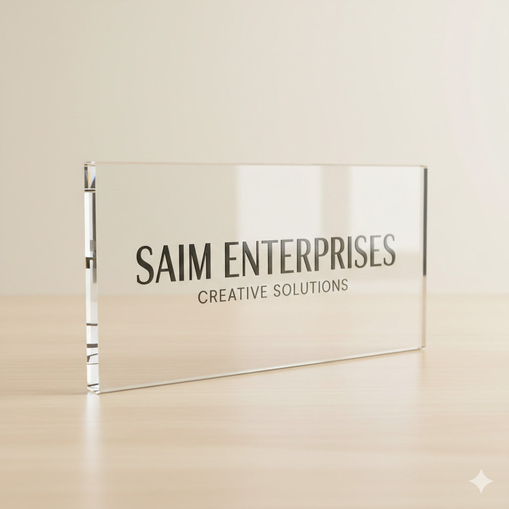 PureLine Acrylic Name Plate