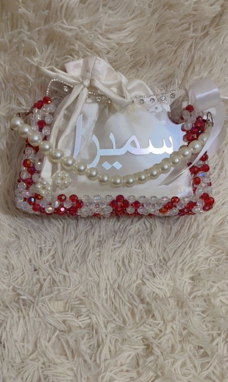 Crystal Pearl Customize Bag