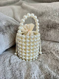 Ivory Beaded Mini Bag
